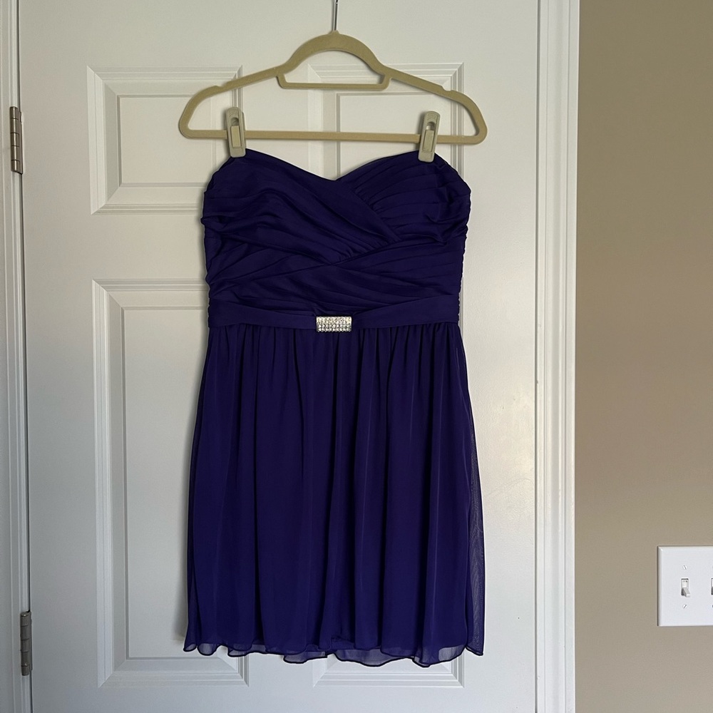 Purple homecoming dress